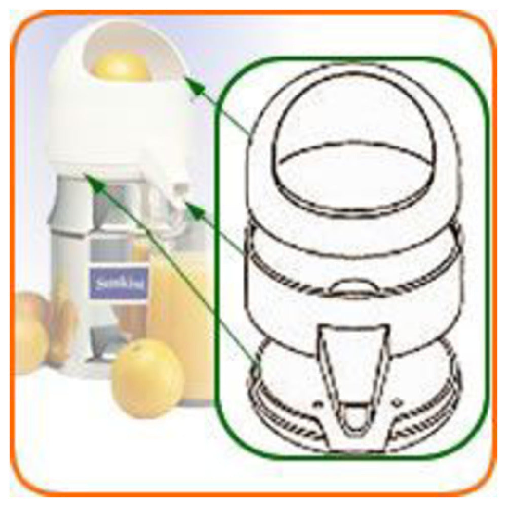 Sunkist 01 Bowl Assembly Plastic Includes: Dome (10A)