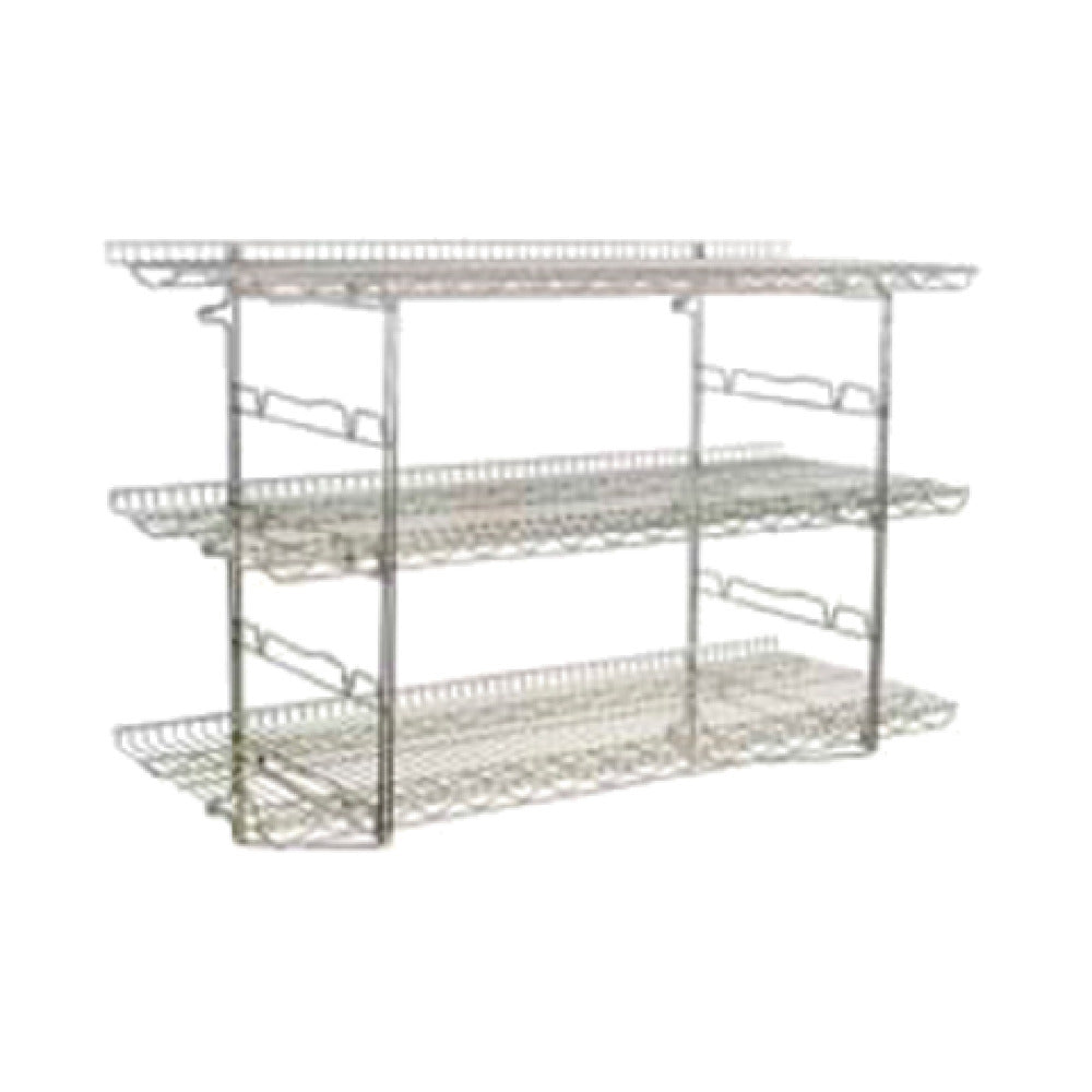 Eagle S3-5B-SSW1830C Piggyback Wall-Mounted Shelf Kit 5-tier 30"W X 18"D