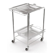 Lainox BCR142L Height-adjustable Trolley For Removable Oven Racks With Drip Tray & System For Coupling / Uncoupling From Oven Cooking Chamber
