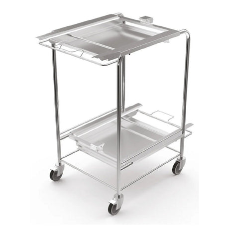 Lainox BCR142L Height-adjustable Trolley For Removable Oven Racks With Drip Tray & System For Coupling / Uncoupling From Oven Cooking Chamber
