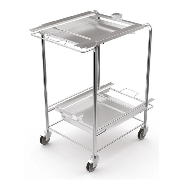 Lainox BCR142L Height-adjustable Trolley For Removable Oven Racks With Drip Tray & System For Coupling / Uncoupling From Oven Cooking Chamber