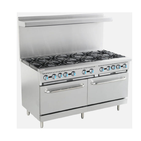 Hurakan By Equip.me HKN-XRFG60O10W - Hurakan Gas Range With Dual Ovens, Natural Gas / Convertible To LPG