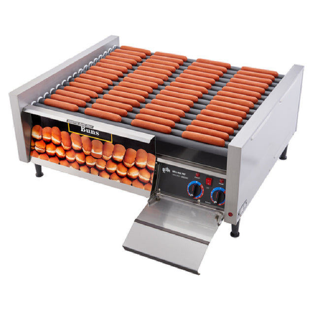 Star 75STBD Grill-Max® Hot Dog Grill Roller-type With Integrated Bun Drawer