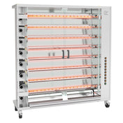 Rotisol FF1655-8G-SS FauxFlame™ Rotisserie Oven Gas Floor Model