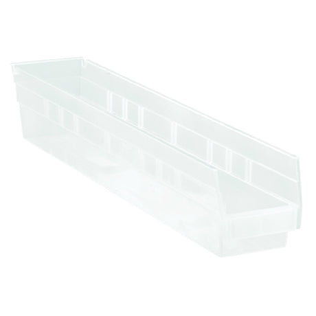 Quantum QSB105CLCS - Economy Shelf Bin, Nesting, 4-1/8"W X 23-5/8 "L X 4"H