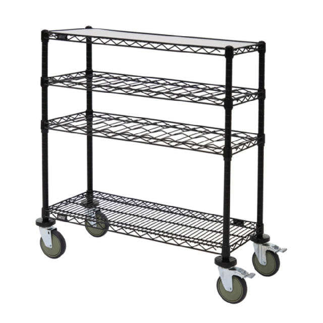 Quantum WRC-1436WSBK Wine Display/Worktable Cart 36"W X 14"D X 40"H 1200 Lb. Load Capacity