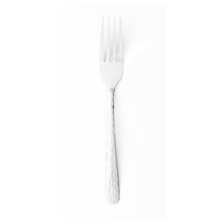 Libbey 193 030 (Formerly World Tableware) Dinner Fork 7-3/4" Recyclable Hammered Finish Handle