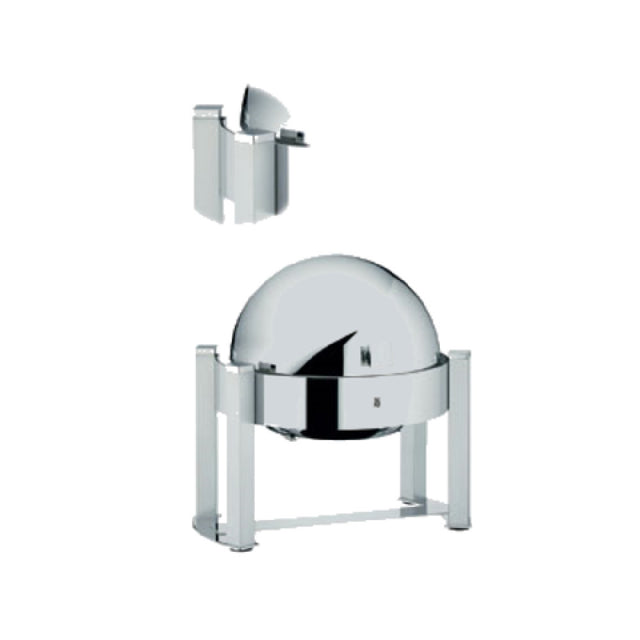 Bauscher Hepp 06.3945.6041 - Chafing Dish, 17" Dia. X 18"H, Full Roll Top Immersible Cover