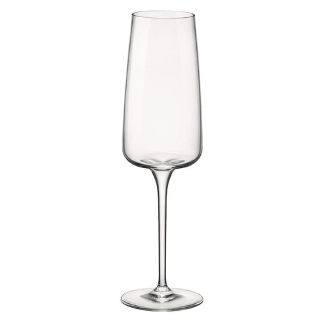 Steelite 49143Q206 Flute Glass 8 Oz. Laser Cut Rim