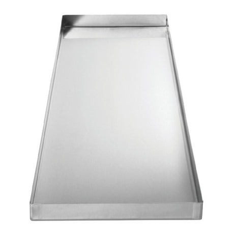 Hubert 55882 - Display Tray, 8"W X 26.75"D X 1"H, 18/10 Stainless Steel