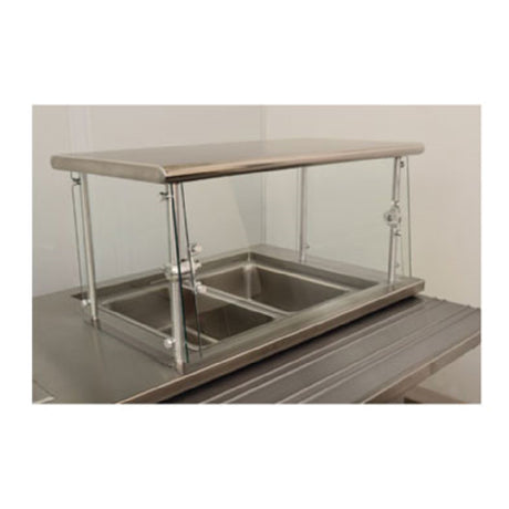 Advance Tabco NSGC-15-84 Sleek Shield™ Food Shield Cafeteria Style With Adjustable Front Glass