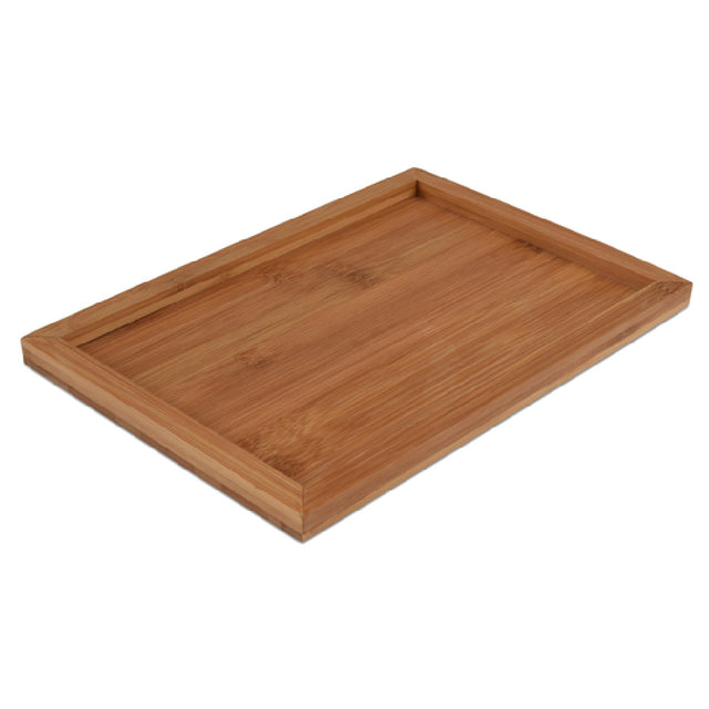 JB Prince RB176 Comatec Serving Tray 10-4/5"L X 7-1/2"W X 1/2"H Biodegradable