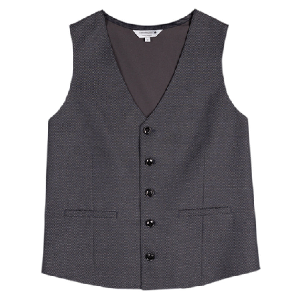 Chef Works VNN02DIA3XL Men's Bridge Vest V-neck Half Lined