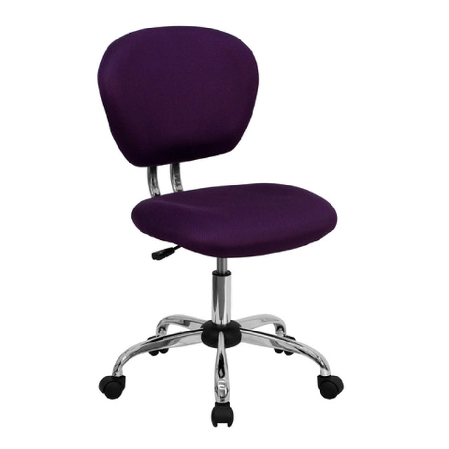 Flash Furniture H-2376-F-PUR-GG Swivel Task Chair 33-1/2" To 37-1/2" Adjustable Height