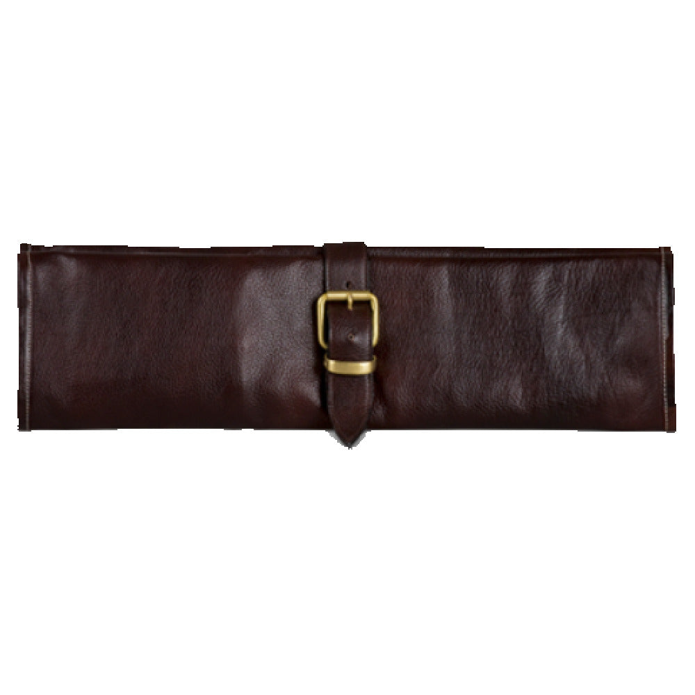 JB Prince Z253 Boldric Knife Roll (8) Pocket Leather Strap With Brass Buckle