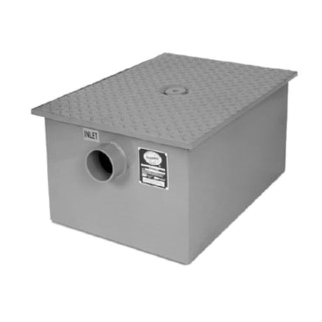 Klinger's Trading GT-14 Grease Interceptor 7 Gallons Per Minute Flow Rate 14 Lb. Grease Capacity