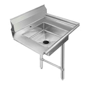 Klinger's Trading SDT92R Soiled Dishtable 92"W X 30"D 16/304 Stainless Steel Top