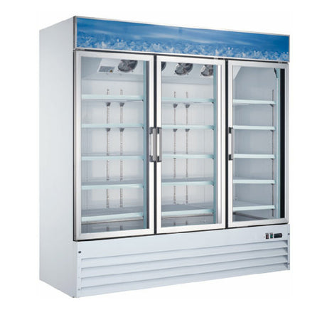 Omcan 50087 (FR-CN-0052-HC) Freezer Reach-in Display Three-section