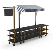 Steelite MGCMLA03MBWW Mogogo Buffet Solutions Modular Pro Salsa Bar Station 3-tier