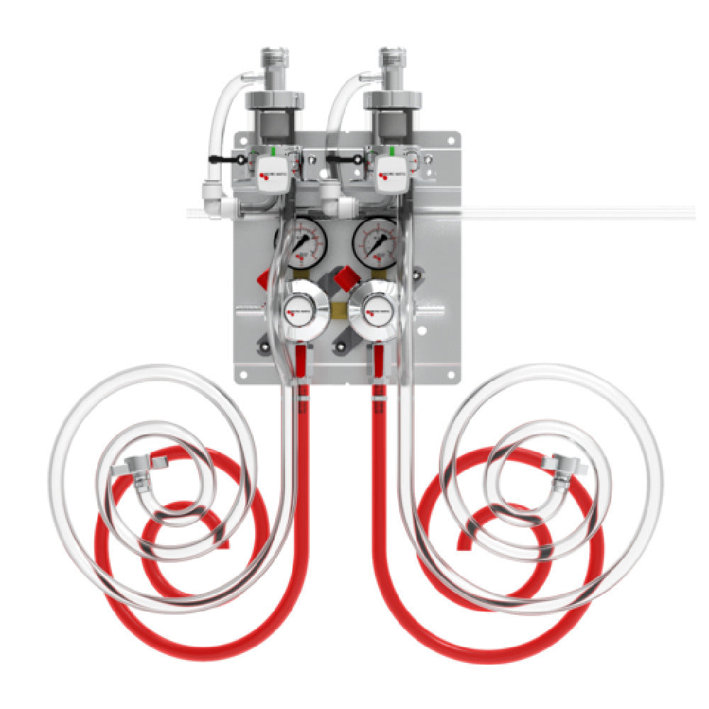 Micro Matic RPK-2-PP Premium+ Secondary Regulator Panel 2 Products With Pro-Max And 3/8" Hoses