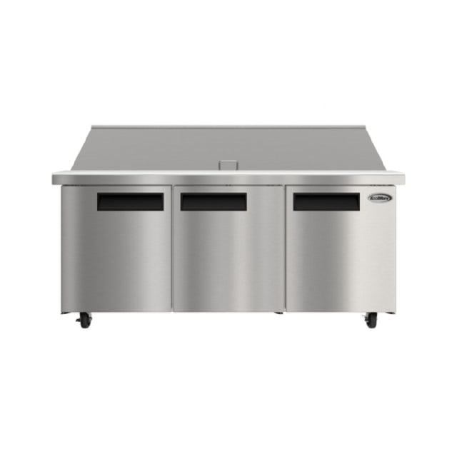 Koolmore KM-MPTR70-3D - Mega Top Sandwich / Salad Prep Table, 70.4"W, 21.8 Cu.ft.