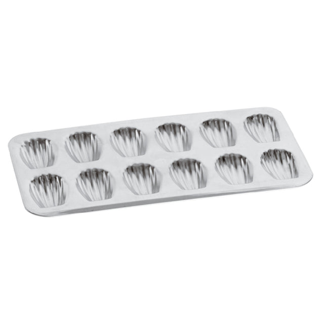 Paderno A164710 Madeleine Pan Makes (12) Madeleines 15-5/8"L X 7-7/8"W X 3/4"H Overall