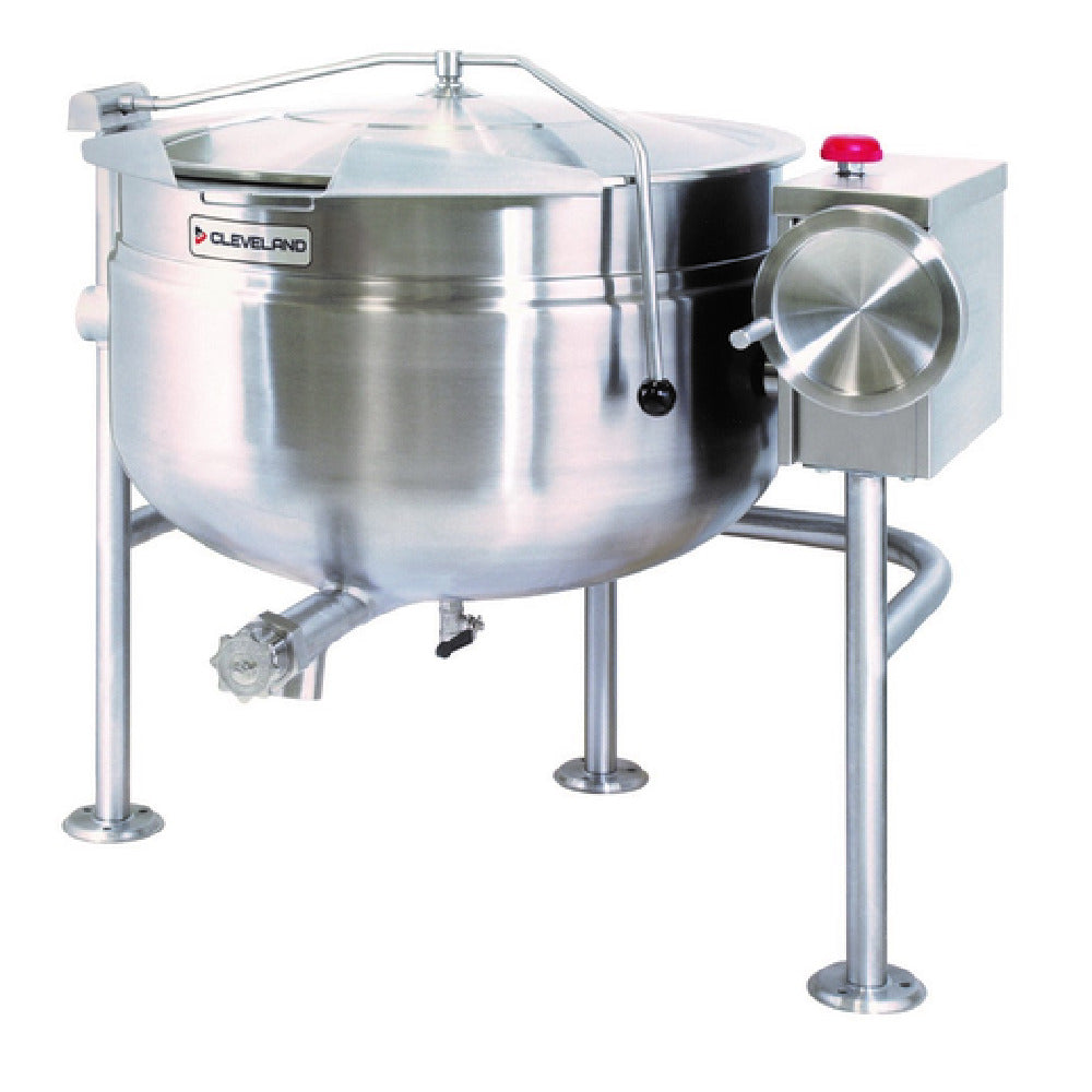 Cleveland KDL40TSH Short Series™ Steam Jacketed Kettle Direct Steam Tilting