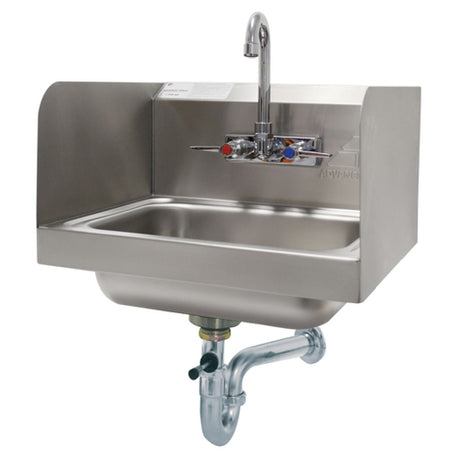 Advance Tabco 7-PS-40 Hand Sink Wall Mounted 14" Wide X 10" Front-to-back X 5" Deep Bowl