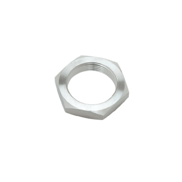 T&S Brass S000965-20 Hex Locknut 1 1/2" Stainless Steel With 1 1/8-18 UNEF Female Thread.