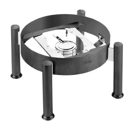 Steelite 5670S586 - Round Stackable 5 1/2 QT Stand W/Fuel Holder Sandbl, 13.375" X 14.75" X 9.0"