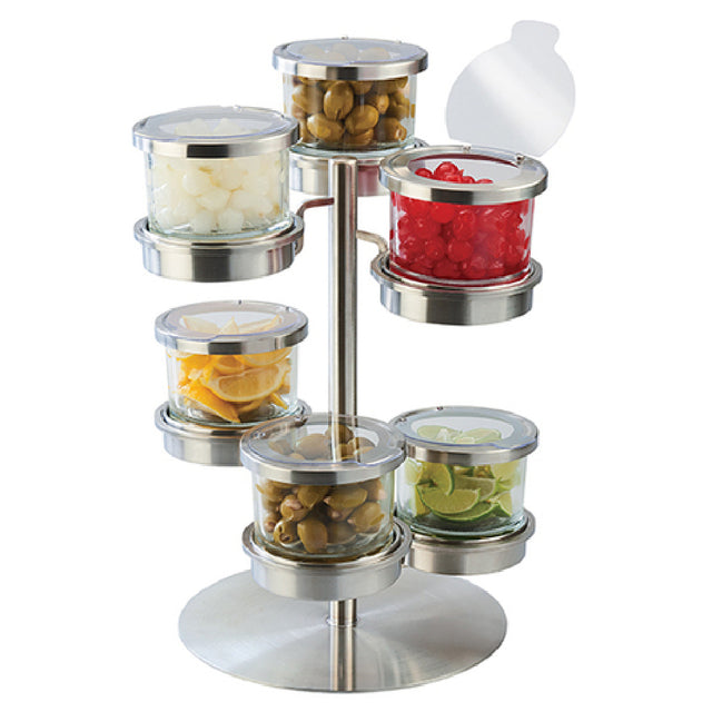 Cal Mil 1858-4-55HL Mixology Jar Display Set 14"W X 11"D X 11-1/4"H 6-tier