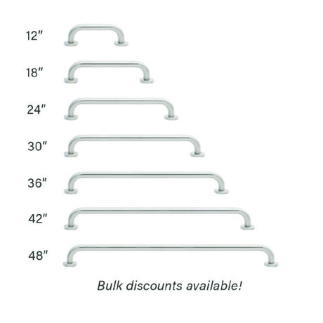 Hubert 19949 - Kratos® Central Exclusive 12" Grab Bar