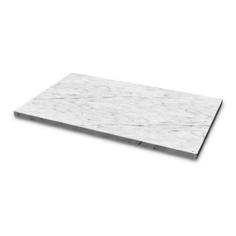 Steelite DFFS2415M20 Flat Sheet 24"W X 15"D X 3/4"H Marble White