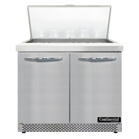 Continental Refrigerator SW36N15M-FB Mighty Top Sandwich Unit Front Breather 36" W