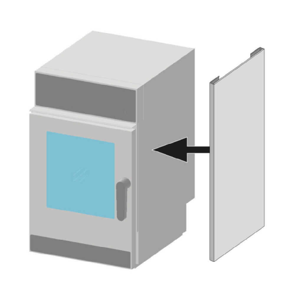 Lainox PAC026RU Stainless Steel Heat Shield For The Unit Side Panel Right Version