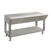 Piper Products DB-2-ST - Design Basics Solid Food Table, 34"x31"x30", Full Stainless Steel Understorage With 14 Gauge Base Supports