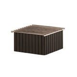 Cal Mil 23785-13 Brooklyn Chafer Alternative 10"W X 12"D X 7.25"H With Grooved Detailings