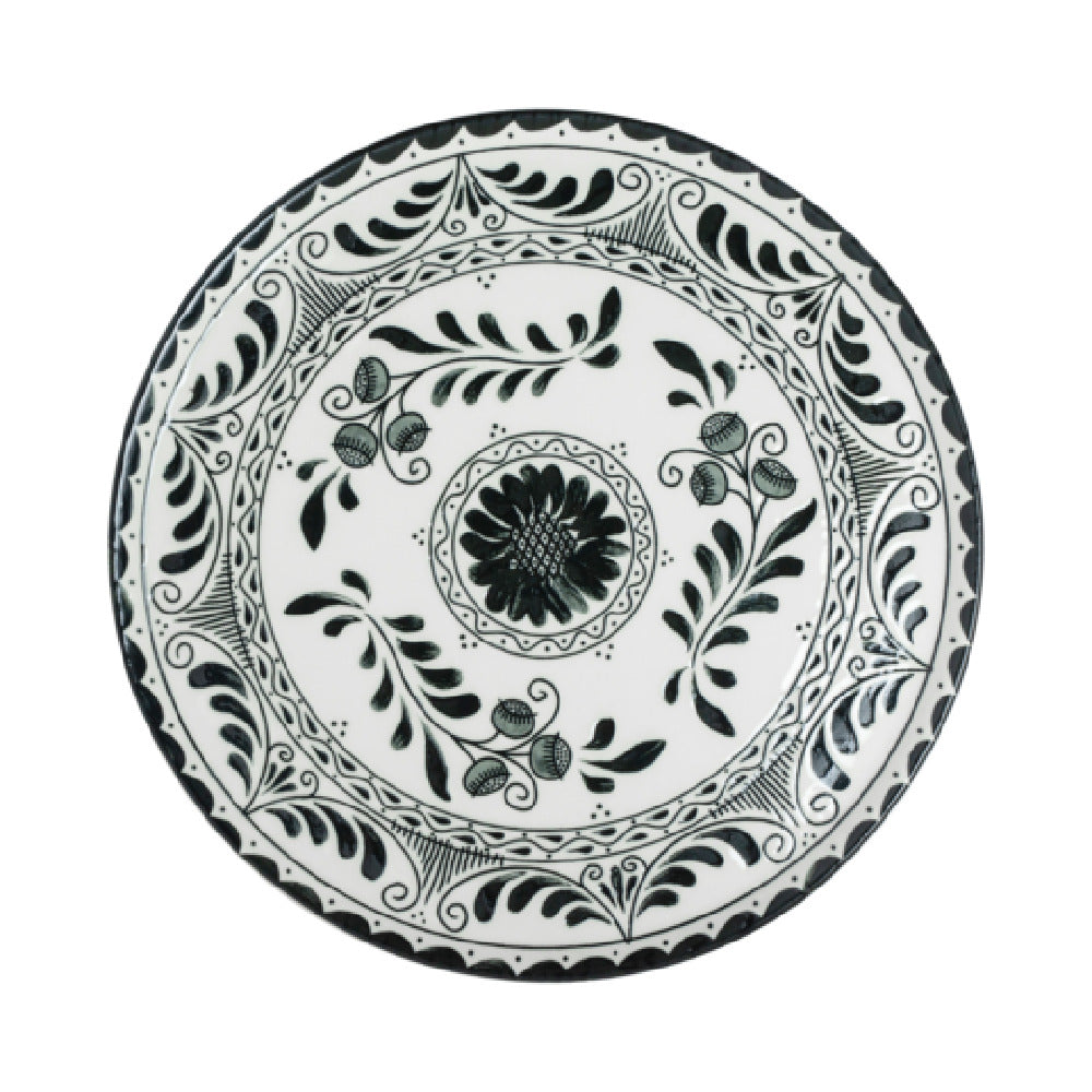 Steelite A101P800 Plate 13.0" Talavera Motiva Black