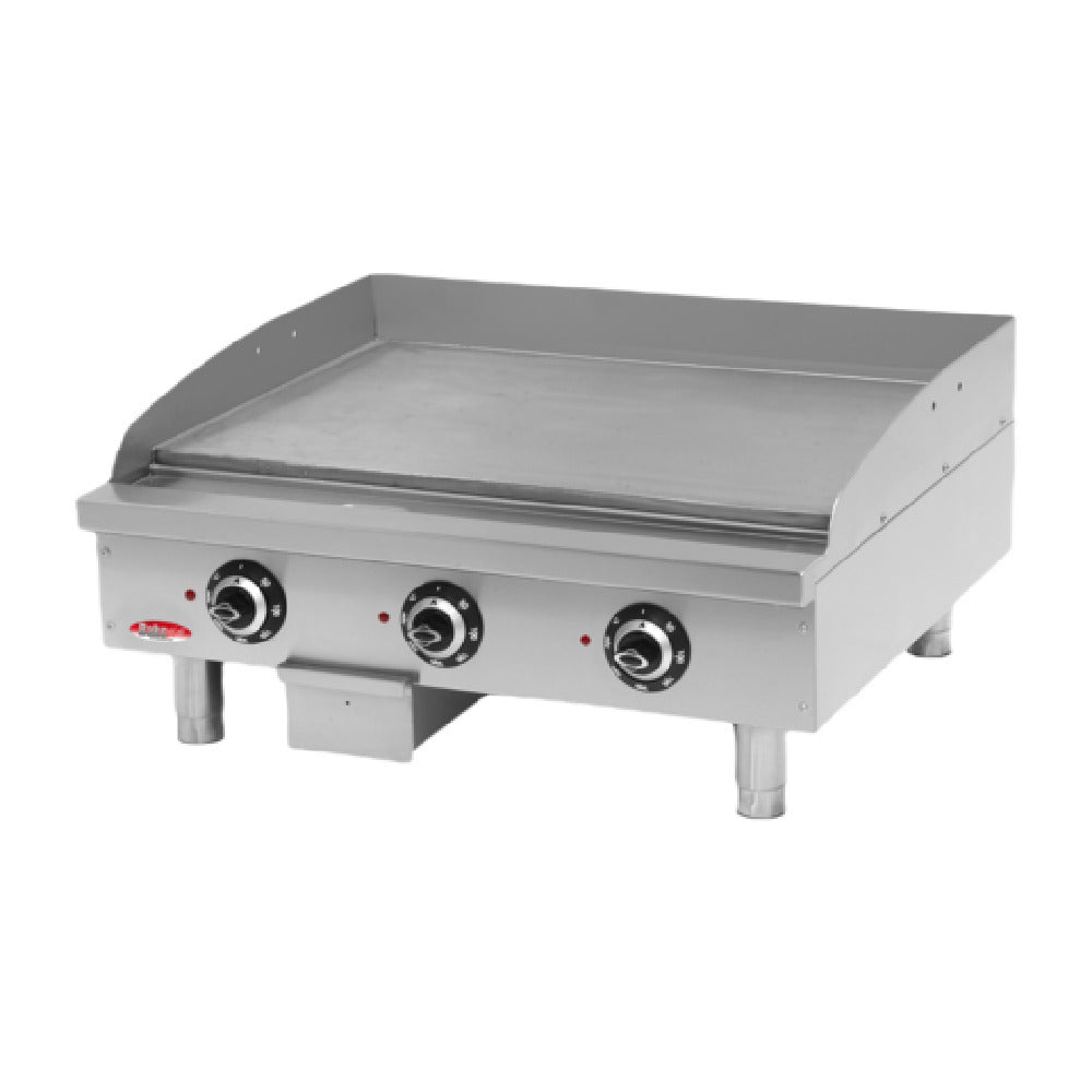 BakeMax BMPLS7IE020 Thermostatic Griddle Electric 24”W X 34.6”D X 17.24”H