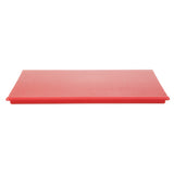 AllPoints 96836 13 X 14.5 X 3/4 In Red Pol Cutting Board
