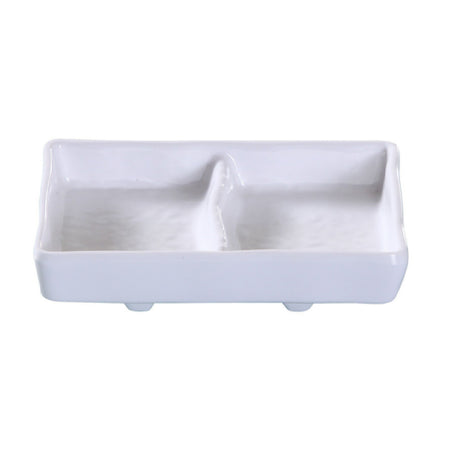 Yanco OK-4031 Osaka Divided Dish 5-3/4" L X 2-3/4"W Rectangular