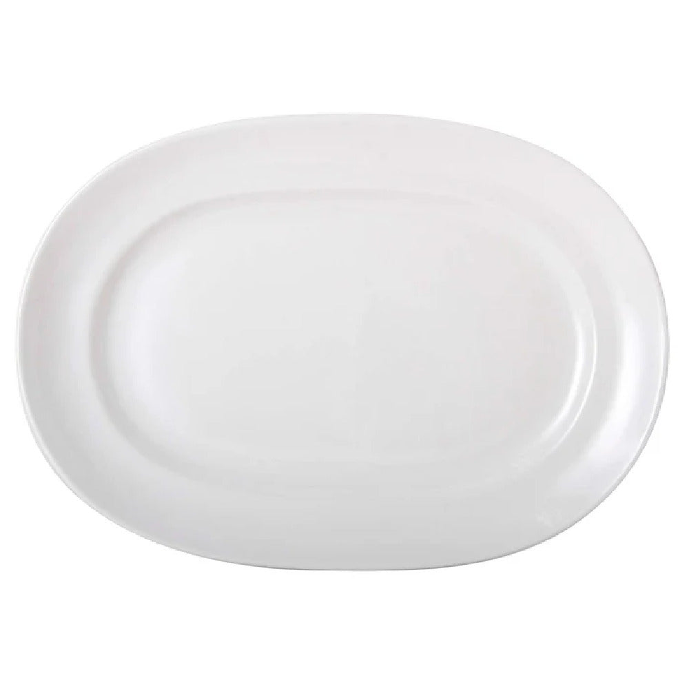 Tuxton BPH-141Y Racetrack Platter 14-1/8" X 9-7/5" Oval