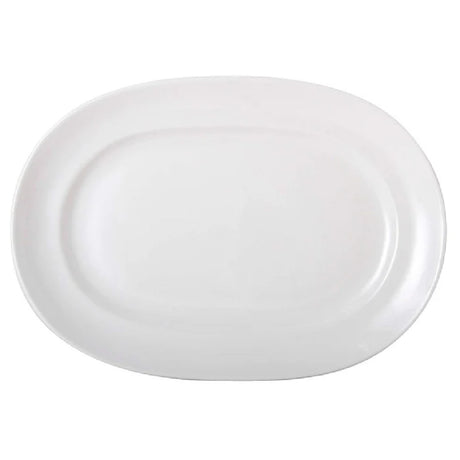 Tuxton BPH-141Y Racetrack Platter 14-1/8" X 9-7/5" Oval