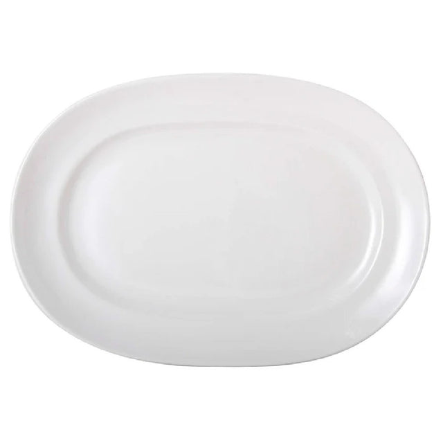 Tuxton BPH-141Y Racetrack Platter 14-1/8" X 9-7/5" Oval