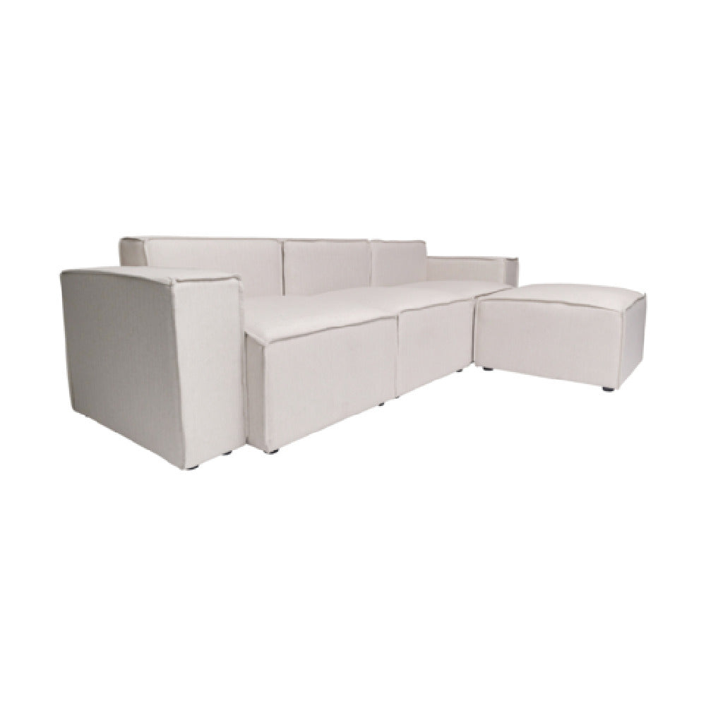 Flash Furniture IS-IT2231-4PCSEC-CRM-GG Bridgetown Luxury Modular Sectional Sofa