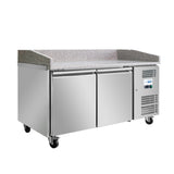 Koolmore KM-RPPS-2D59-GRT - Pizza Prep Refrigerator, 59.3"W, 13 Cu. Ft. Capacity