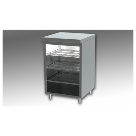 Perlick DBGS24 Back Bar Glass Storage Cabinet 24"W (3) Adjustable Sound-deadened Shelves