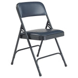 National Public Seating 1200 NPS® Series Premium Vinyl Upholstered Folding Chair