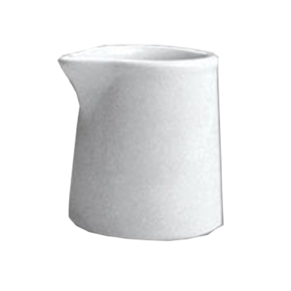 Hall China HL377122ABWA Tankard Creamer 3 Oz. 2-1/2" X 2-1/8" X 2-5/8"