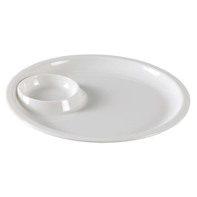 Yanco NC-7521 Nu-Classic Compartment Tray 10" Dia. Round